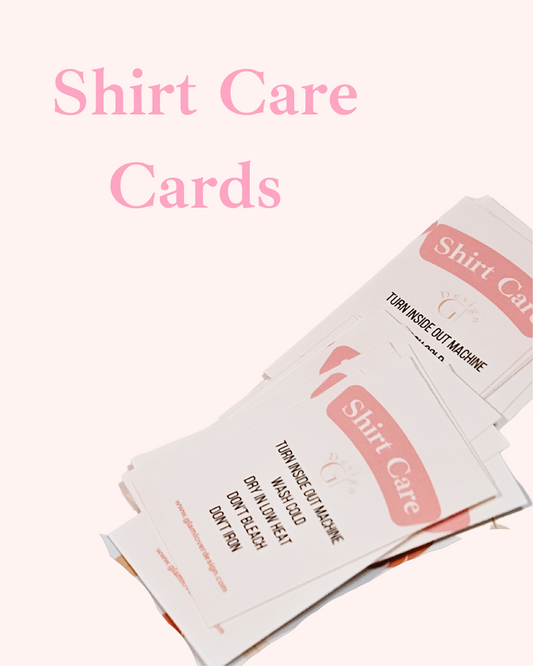 Shirt Care Cards