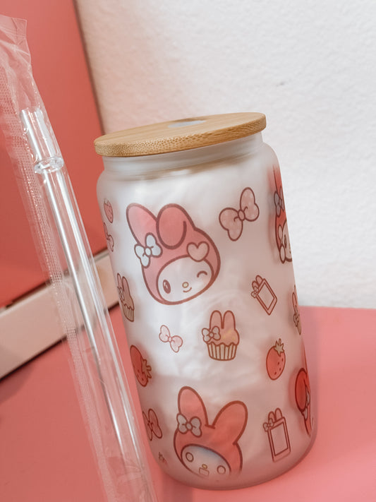 My Melody Can Glass