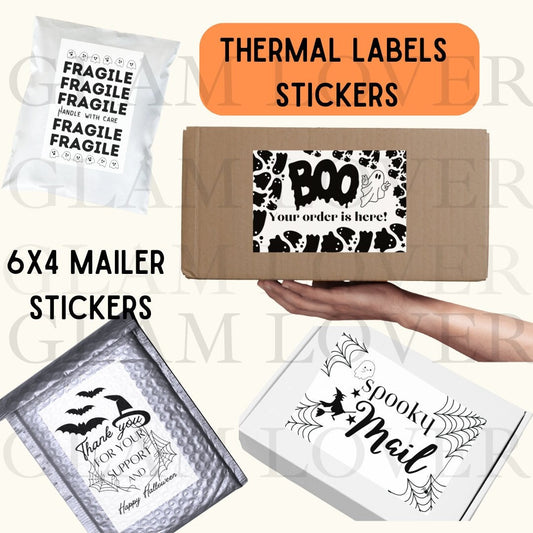 Spooky Mail Packaging Stickers