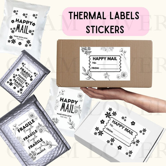 Floral Label Mail Thermal Labels